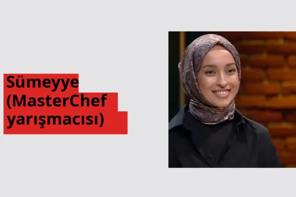 Sümeyye (MasterChef yarışmacısı) nereli, aslen nereli? Sümeyye (MasterChef yarışmacısı) hangi ülkeden?