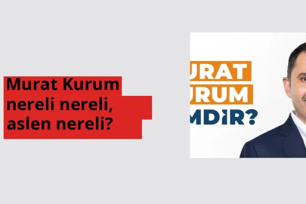 Murat Kurum nerede doğdu? Murat Kurum aslen nereli