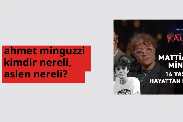 Ahmet Minguzzi nereli, aslen nereli? Ahmet Minguzzi doğum yeri ve kökeni