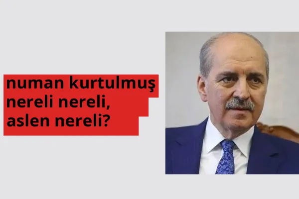 Numan Kurtulmuş nerede doğdu? Numan Kurtulmuş aslen nereli?