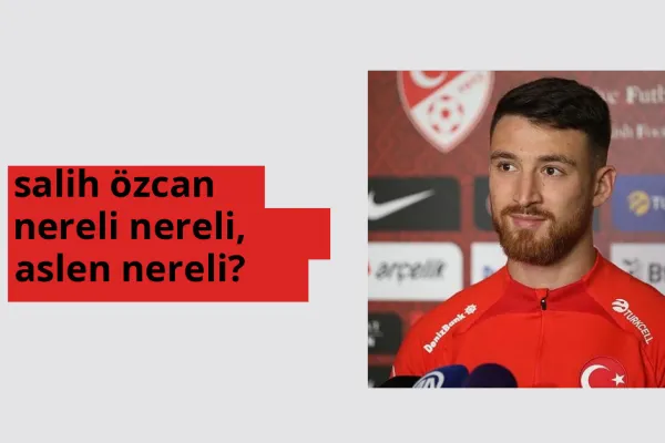 Salih Özcan nerede doğdu? Salih Özcan aslen nereli?