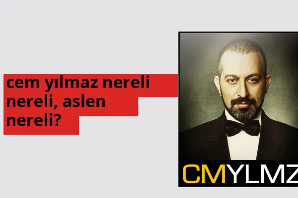 Cem Yılmaz nerede doğdu? Cem Yılmaz aslen nereli?