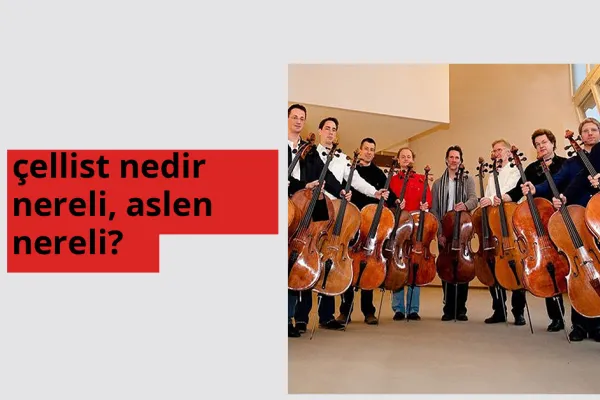 Çellist nereli, aslen nereli? Çellist doğum yeri ve kökeni