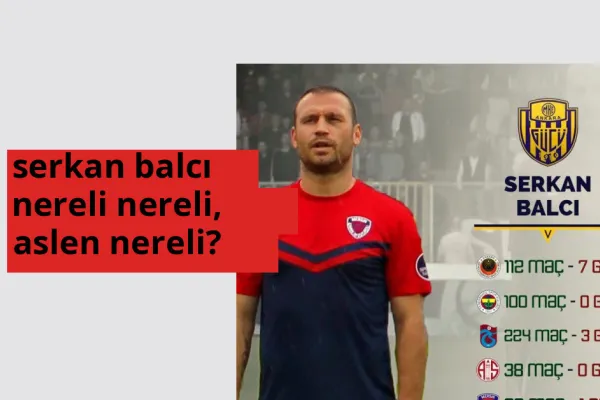 Serkan Balcı nereli, aslen nereli? Serkan Balcı doğum yeri ve kökeni