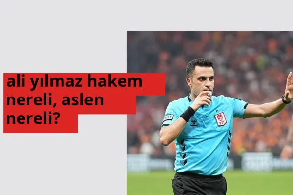 Ali Yılmaz hakem hangi ülkeden? Ali Yılmaz hakem memleketi neresi?