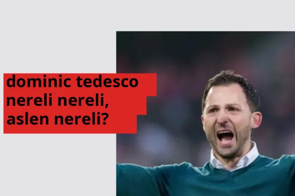 Dominic Tedesco nerede doğdu? Dominic Tedesco aslen nereli?