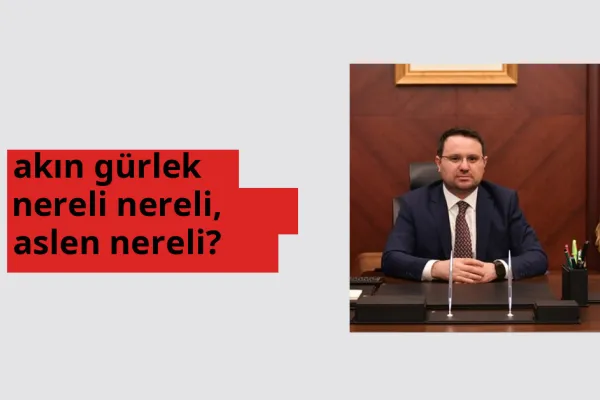 Akın Gürlek nereli? Akın Gürlek hangi şehirden?