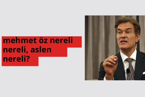 Mehmet Öz nereli? Mehmet Öz hangi şehirden?