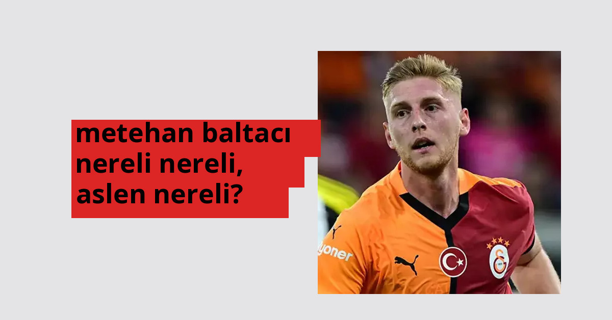 Metehan Baltacı nereli? Metehan Baltacı hangi şehirden?